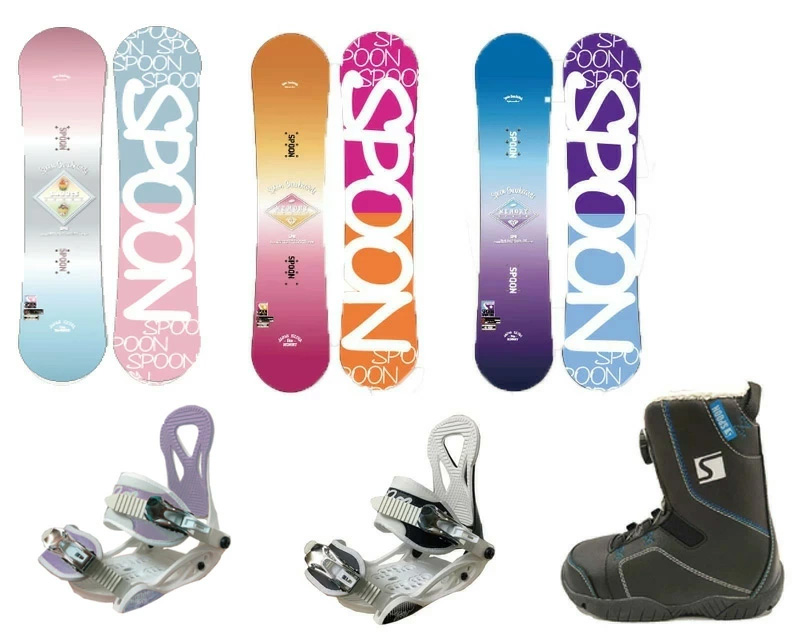 SPOON SNOWBOARDS 3年使える スプーン キッズ スノーボード 3点セット