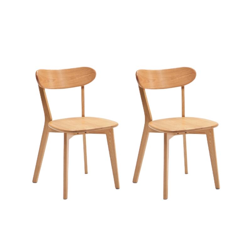 ダイニングチェア オペラ 椅子 2脚セット 送料無料 木製 天然木 オーク