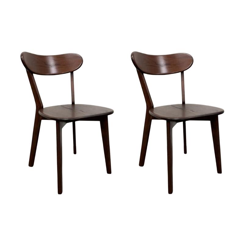 ダイニングチェア オペラ 椅子 2脚セット 送料無料 木製 天然木 オーク