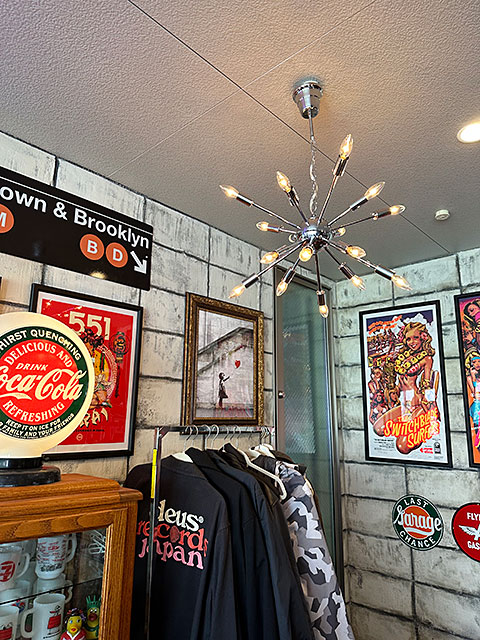 スプートニクランプ 16灯タイプ本体 LED球対応 （クローム） ※電球は