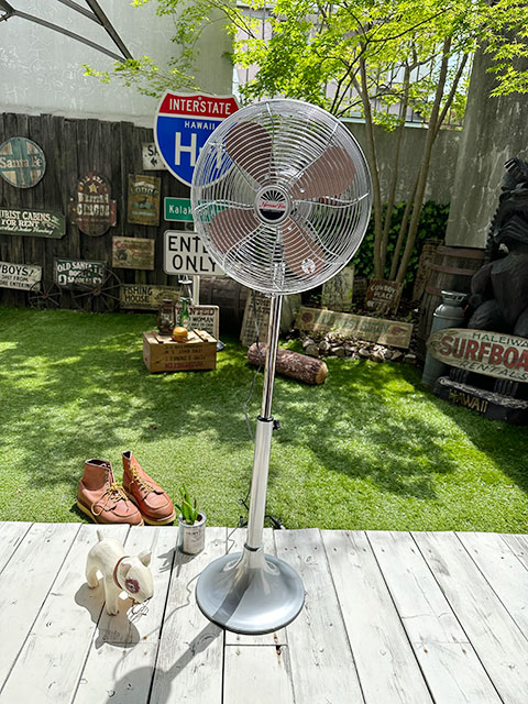 扇風機 ハモサ レトロファン フロア （シルバー） HERMOSA RETORO FAN