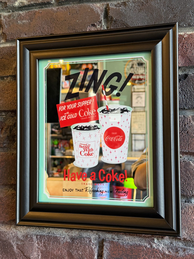 Coca Cola（コカコーラ） ヴィンテージミラーサイン （ZING