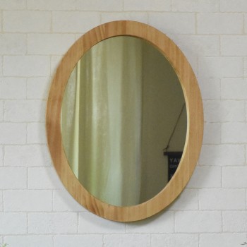 鏡 壁掛け ウォールミラー オーバル 楕円 M おしゃれ アンティーク 丸