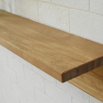 ウォールシェルフ L字 賃貸 おしゃれ 北欧 日本製 90cm x 20cm