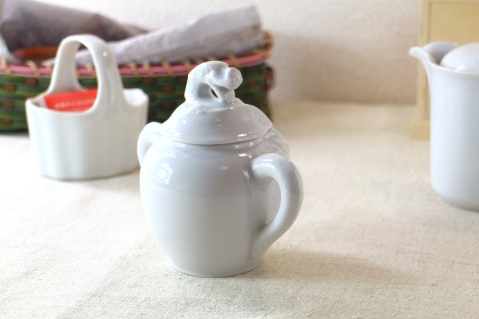小竜 シュガーケース 国産 瀬戸焼 シュガーポット キャニスター 砂糖