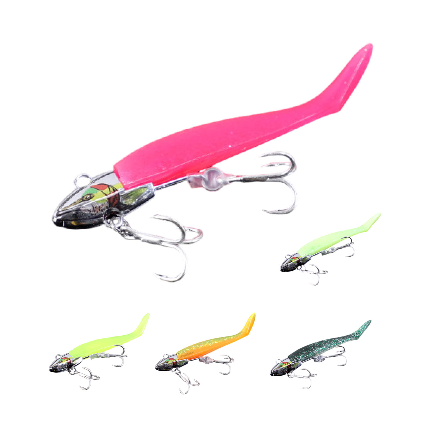 CKファクトリー ジグヘッド ワーム 5本セット 14g 21g 27g 5カラー