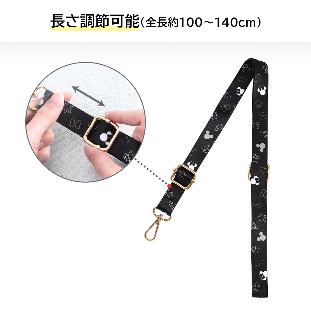 スマホショルダーストラップ ミッキー ミニー かわいいディズニー