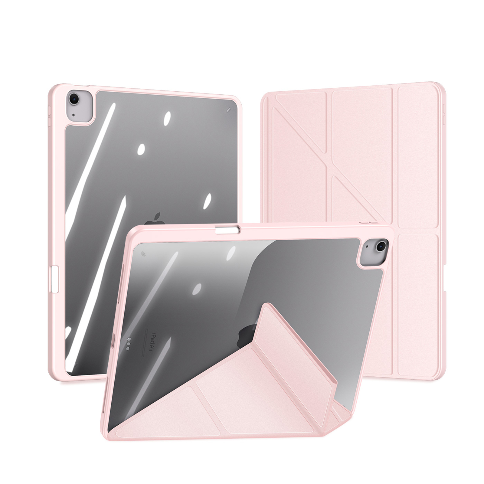 iPad Air 13インチ Pro 第7世代 ケース 耐衝撃 カバー TPU+アクリル+PU