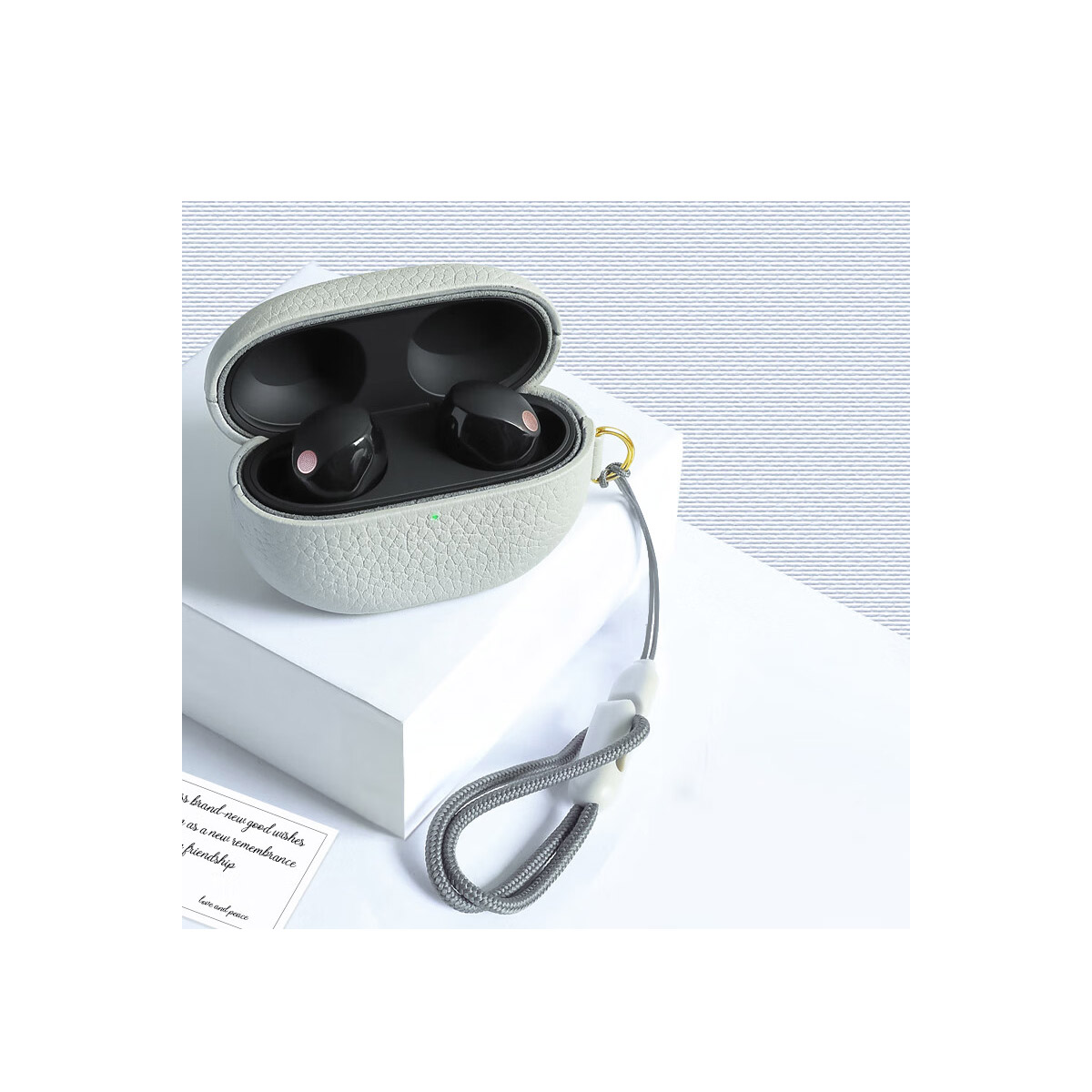 SONY ソニー WF-1000XM5 ケース PUレザー素材 イヤホン・ヘッドホン