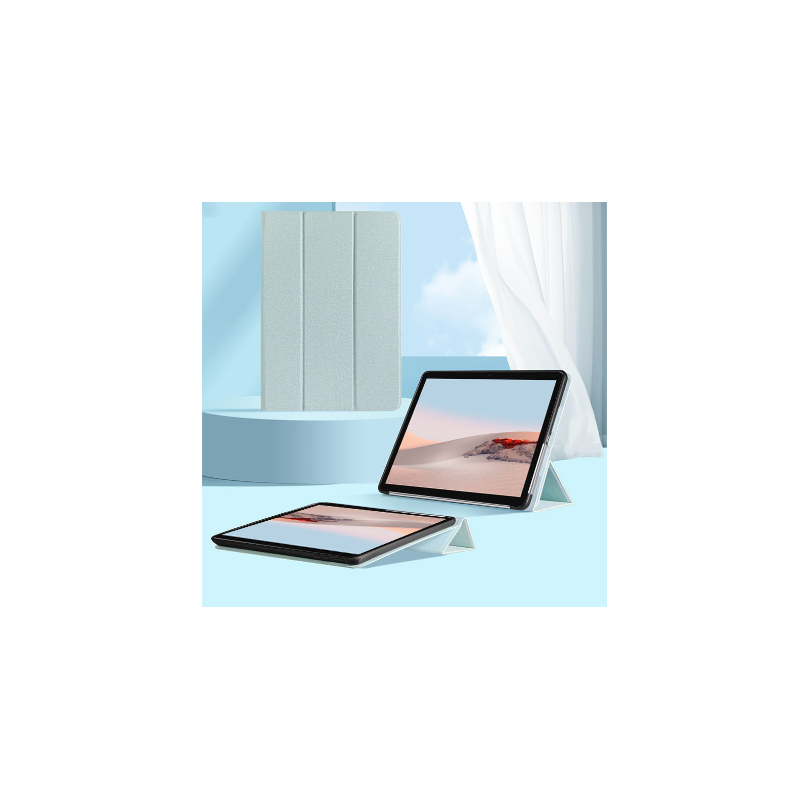 Microsoft Surface GO 4 ケース カバー 耐衝撃カバー PUレザー