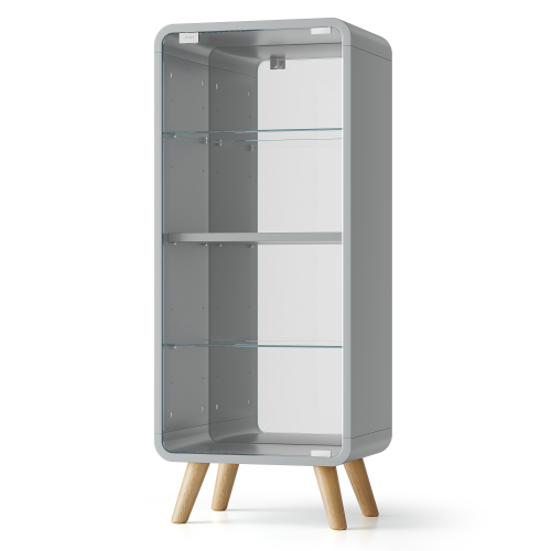 コレクションケース 4段 コレクションシェルフ ガラスディスプレイ