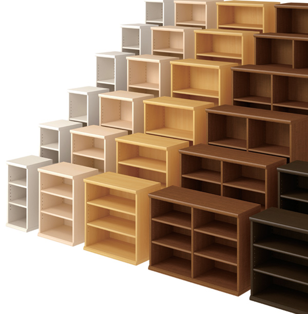 本棚 ブックシェルフ エースラック カラーラック 約幅60cm 約高さ150cm