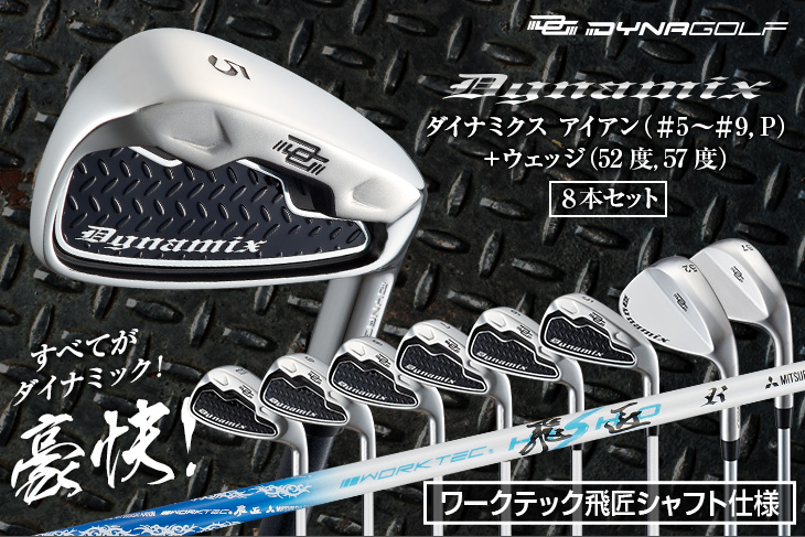 DYNAGOLF（ダイナゴルフ） ゴルフ クラブ メンズ アイアンセット 8本