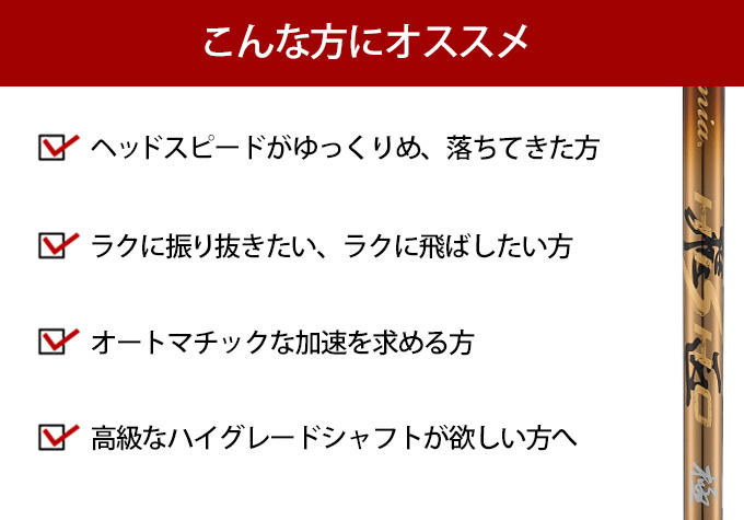 ワークスゴルフ ゴルフ シャフトのみ ドライバー用 三菱ケミカル