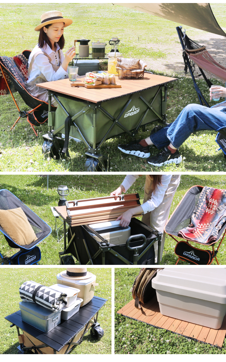DABADA（ダバダ） ワゴン 専用ロールテーブル アウトドアワゴン 専用
