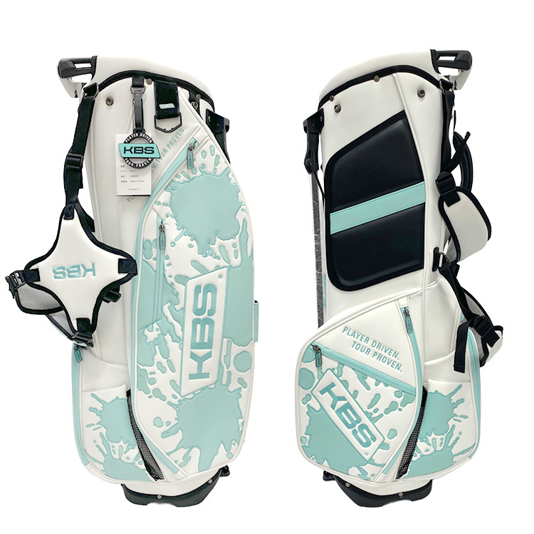 数量限定】 KBS ゴルフ スタンド キャディバッグ 9インチ ホワイト
