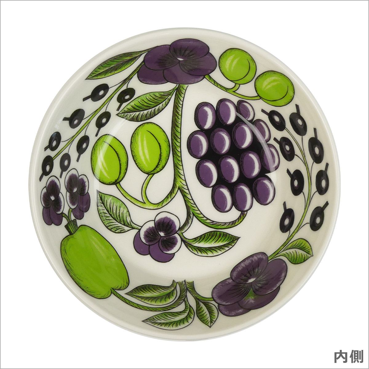 Paratiisi 【並行輸入品】アラビア パラティッシ パープル ボウル 13cm