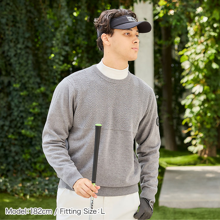 men's 裏起毛 ハイネックアンダー 防寒 暖かい M/L/LL/3L メンズゴルフ