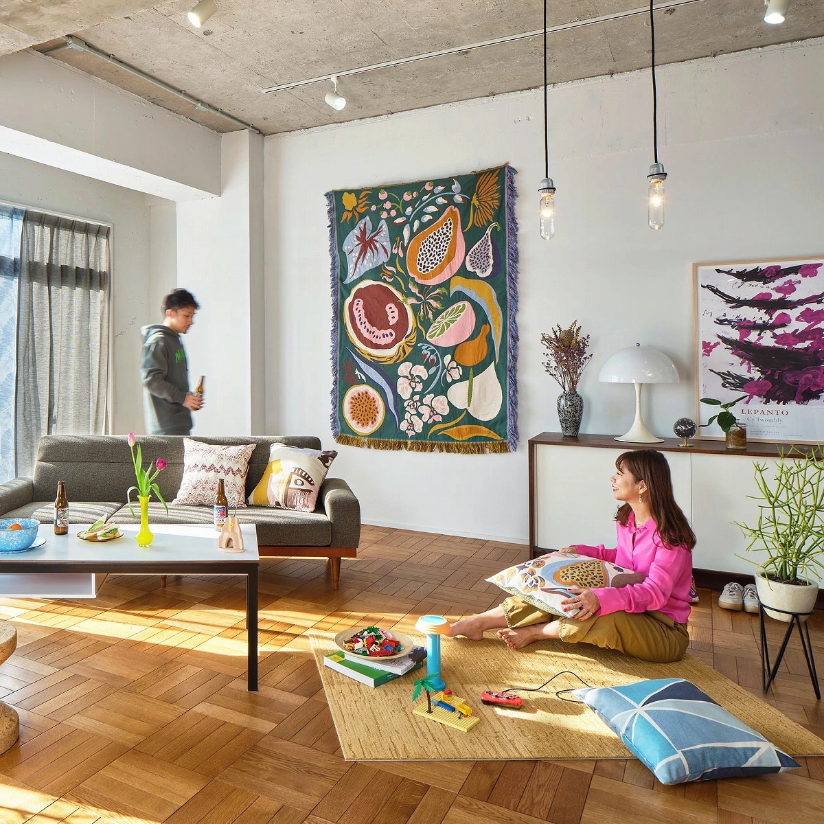 川島織物セルコン ブランケット ひざ掛け 137x195cm オールシーズン