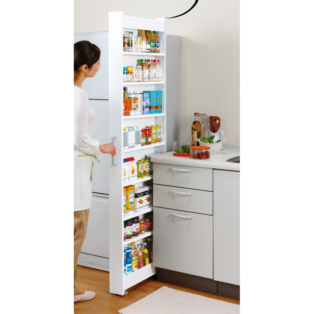 dinos（ディノス） ［幅16奥行45cm］ リバーシブルキッチンすき間収納