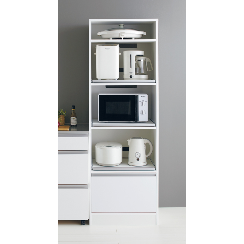 dinos（ディノス） 奥行スリム 幅が選べる 省スペース家電収納庫 幅