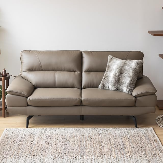 MODERN DECO（モダンデコ） レザーソファー 3人掛け 幅187cm ソファー