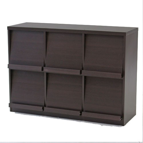 ディスプレイラック レコードラック 本棚 フラップ扉 おしゃれ 収納 lp