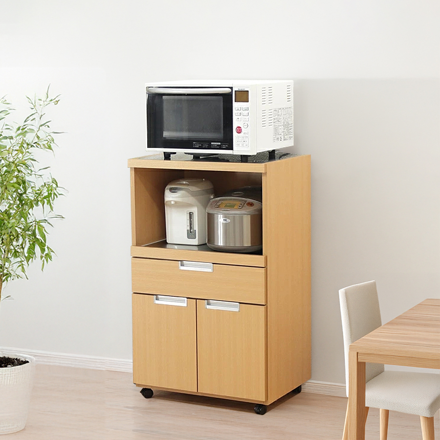 レンジ台 レンジボード 電子レンジ台 完成品 幅60cm 収納 スリム