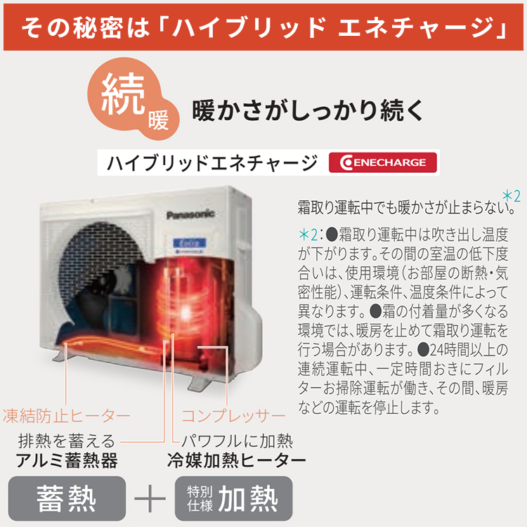 エオリア エアコン おもに20畳 パナソニック 2024年モデル UXシリーズ