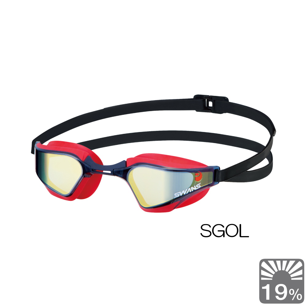 SWANS（スワンズ） 水泳 レーシングゴーグル ヴァルキリー MITミラー