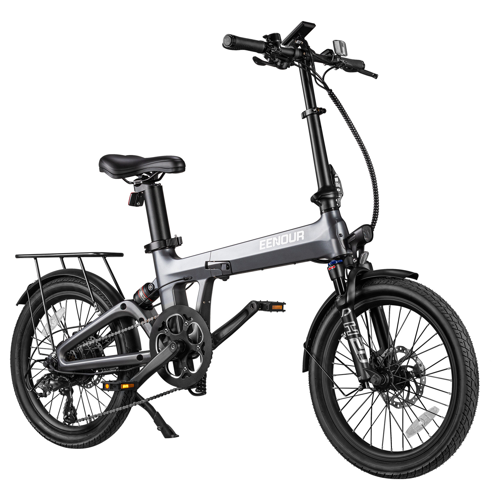 EENOUR 電動アシスト自転車 折りたたみ 電動自転車 20インチ 7段変速