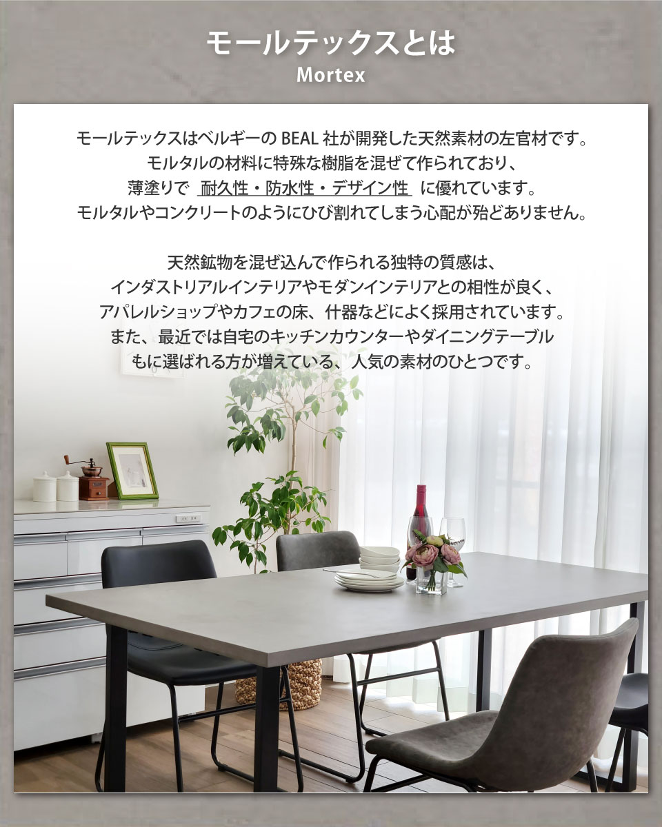 モールテックス カラーサンプル 見本 MORTEX 石目調 コンクリート調