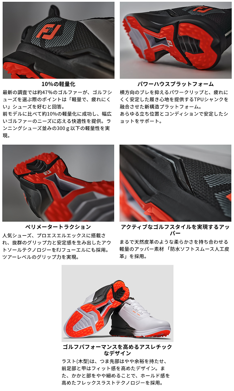 FootJoy（フットジョイ） 【2026新色】 日本正規品 FJ FUEL BOA