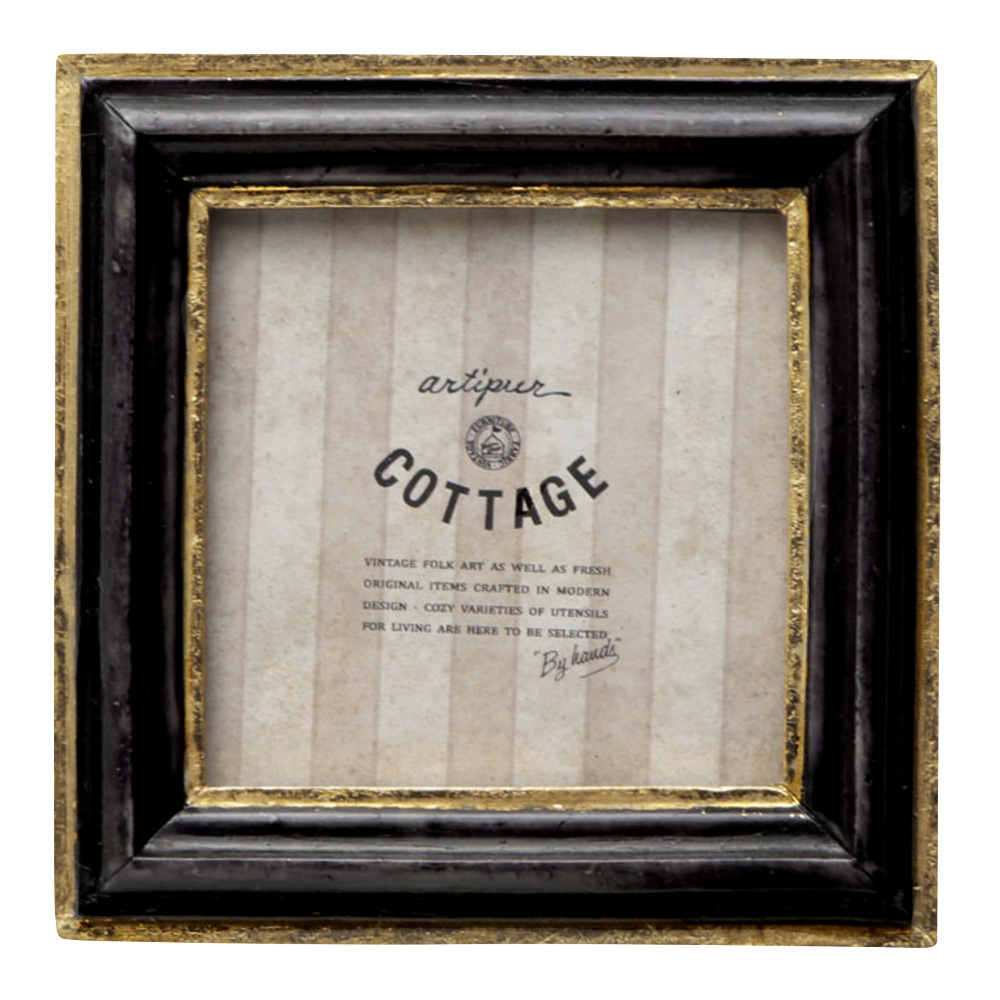 アンティーク ミニ フォトフレーム 縦置き 壁掛け スクエア ラウンド