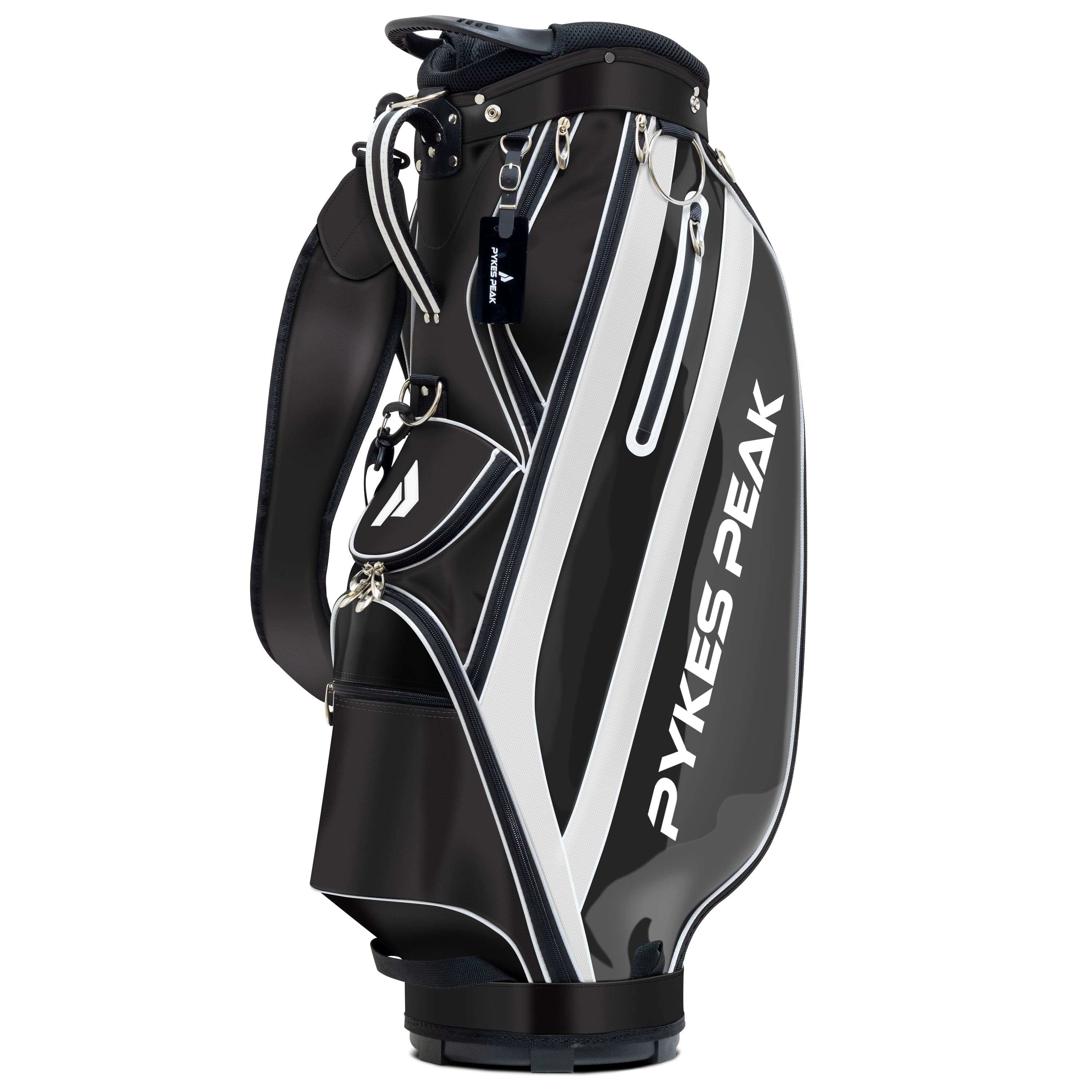 PYKES PEAK（パイクスピーク） ゴルフキャディバッグ 超軽量 ブラック