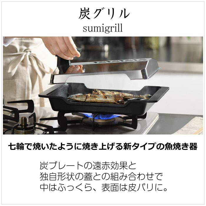 大人の鉄板 オークス 魚焼き器 炭グリル OTS8010 : 家電と雑貨のemon