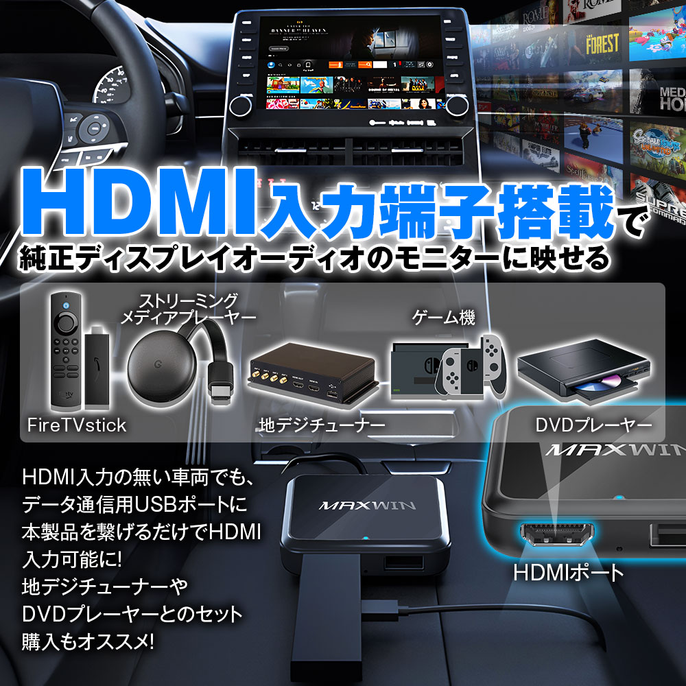 HDMI搭載 車載用マルチ液晶ディスプレイ iDuo Vu