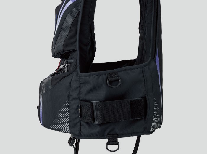 Gamakatsu（がまかつ） フローティングベスト ブラック×ゴールド GM