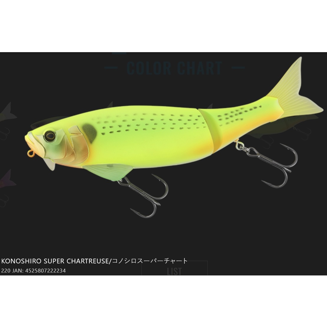 JACKALL（ジャッカル） ダウズワン220 DOWZONE 220mm ビッグベイト