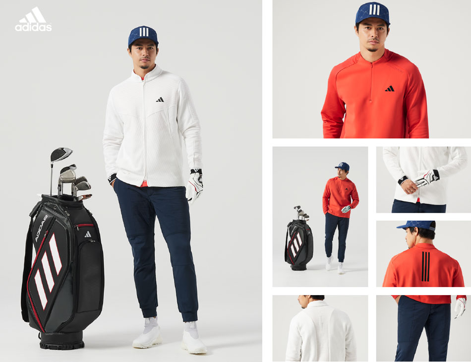 adidas（アディダス） ゴルフウェア MKS28 COLD. RDY. ファブリック