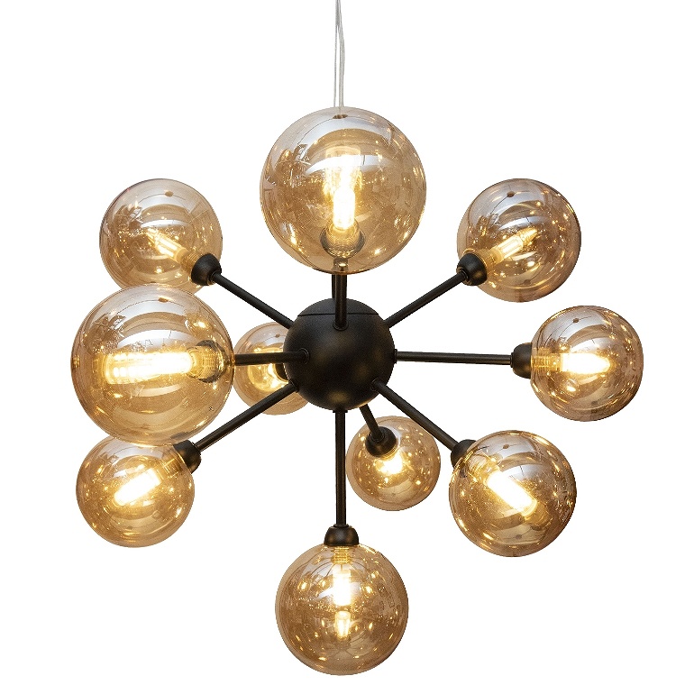 バブルシャンデリア LED 照明 10灯 天井照明 おしゃれ かわいい