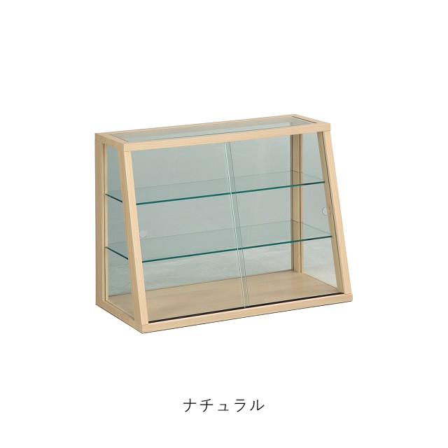 ショーケース ガラス リブ コレクション 北欧 おしゃれ ディスプレイ