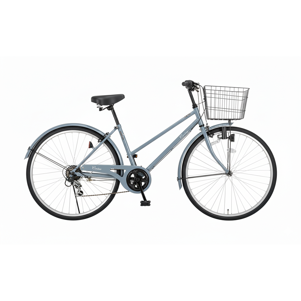 オオトモ 完成品 自転車 26インチ 組立済 ダイナモライト 6段変速