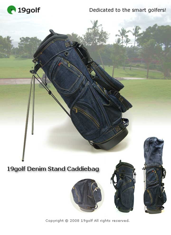19ゴルフ CBSTI20 スタンド型 デニムキャディバッグ スタンダード