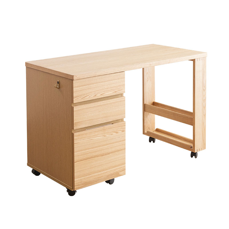 MINT 収納付デスク 机 勉強机 天然木 シンプル システム家具シリーズ