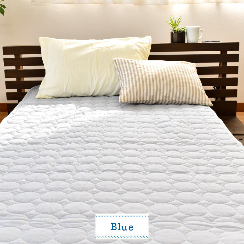 西川（nishikawa） 夏 敷きパッド シングル 綿100％ 2重ガーゼ 夏用