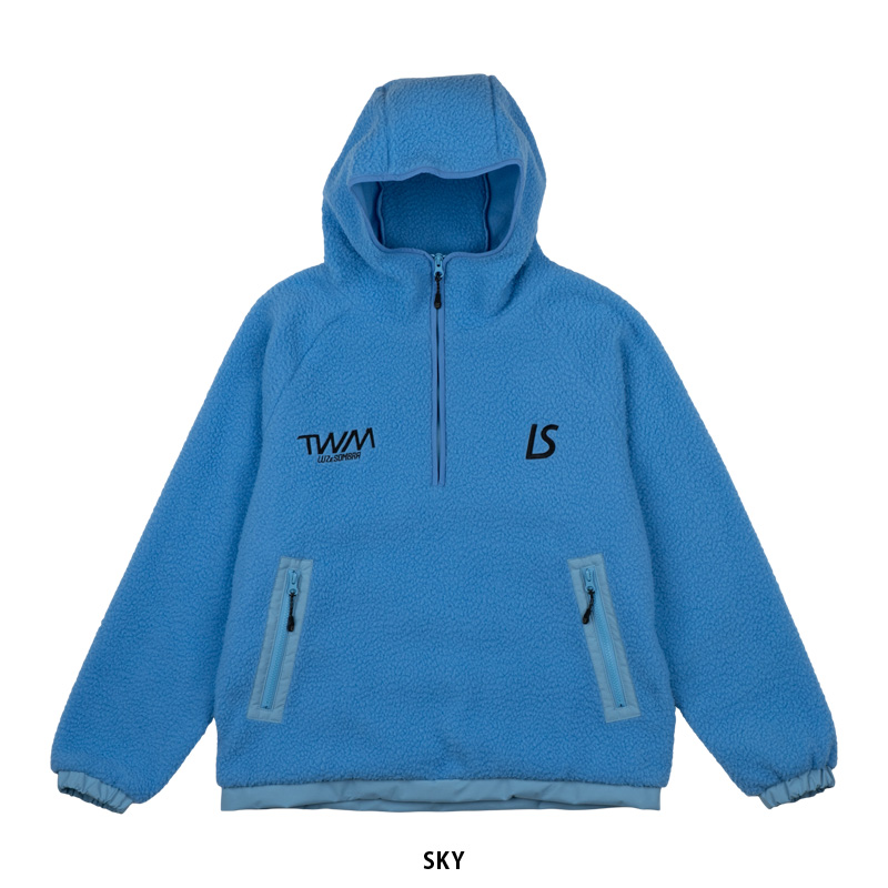 ルースイソンブラ（LUZ e SOMBRA） ボアフリースパーカー/TWM