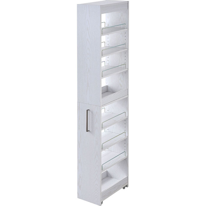 ワイエムワールド 隙間収納 白 収納 シンプル おしゃれ 北欧 すき間