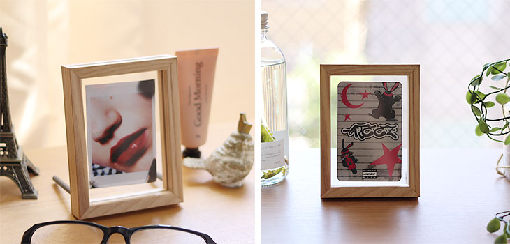 フォトフレーム CAN-05 A7サイズ （写真立て シンプル ナチュラル 木製