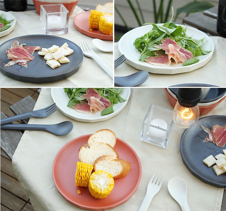 ALFRESCO バンブーファイバー食器セット ALFRESCO KINTO キントー